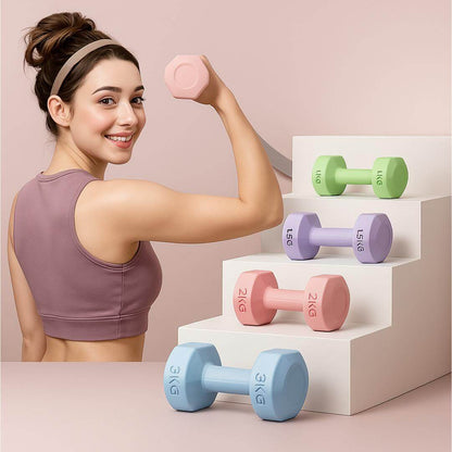 Poids de Fitness Colorés – Confort, Élégance, Efficacité